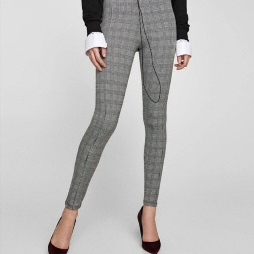 Zara houndstooth leggings